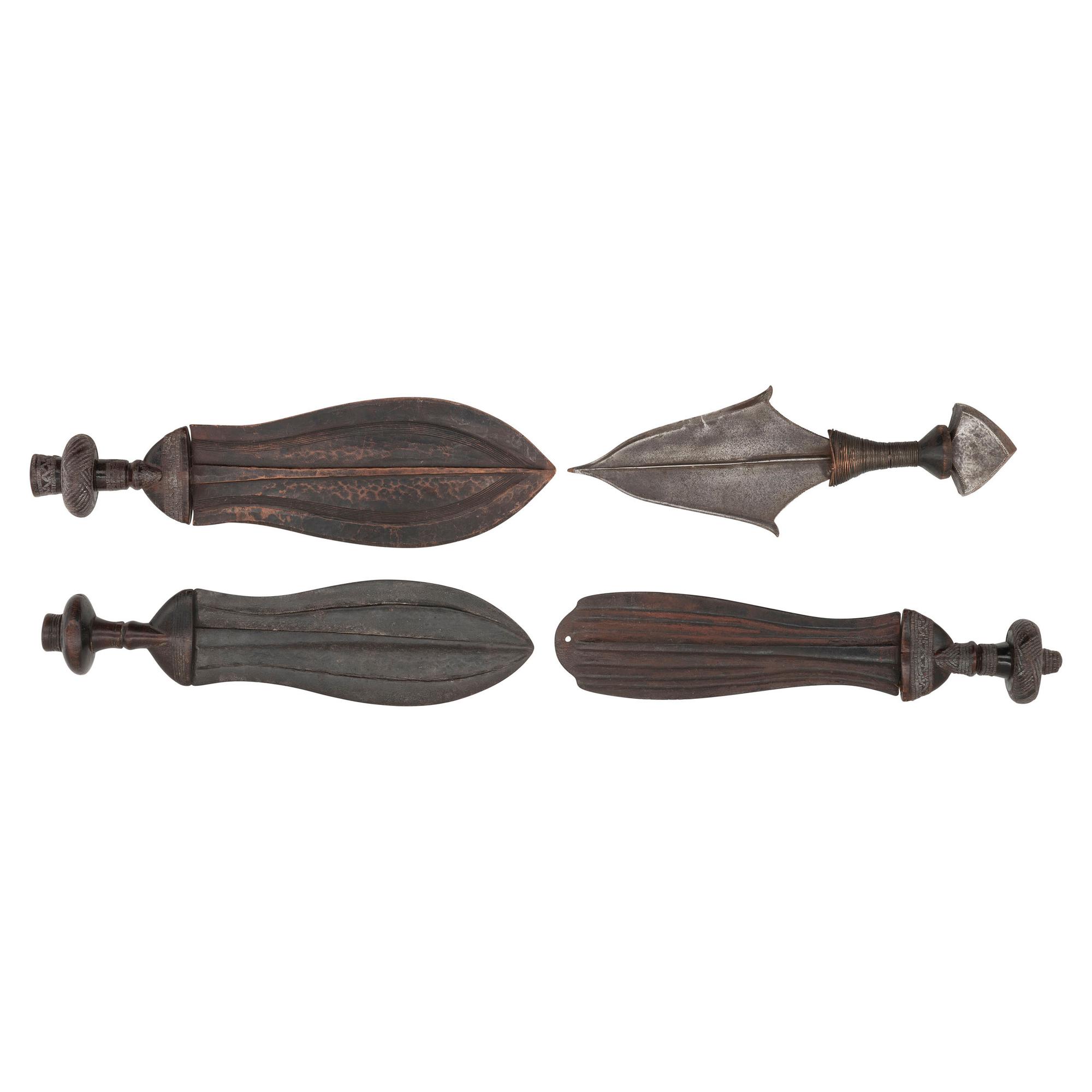 Lot of 4 Congolese Daggers