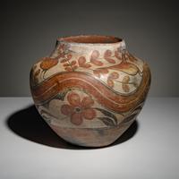 Zia Polychrome Pottery Olla