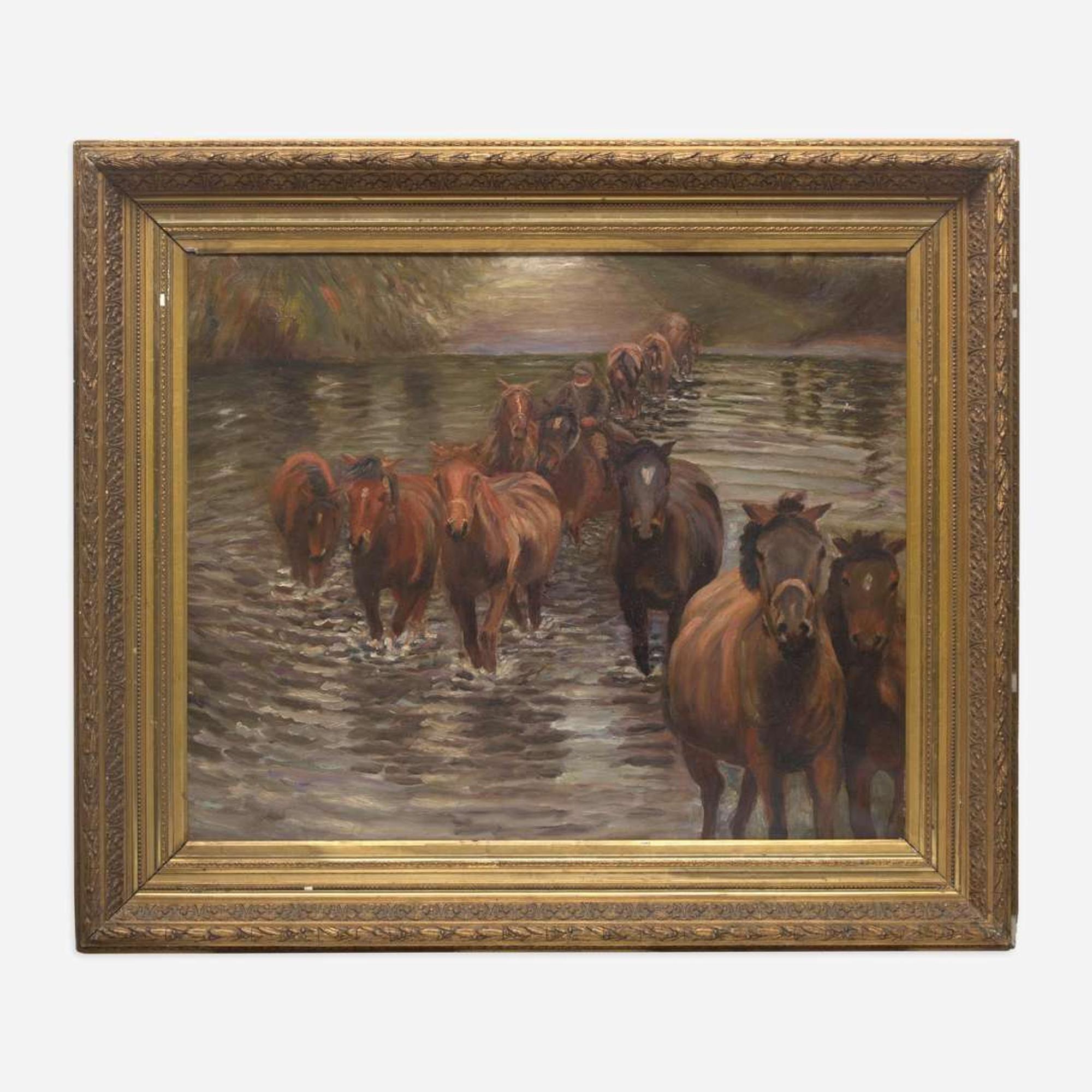 Cecil Arthur Varnon (British, B. 1955) after Sir Alfred Munnings (British, 1878–1959) The Ford