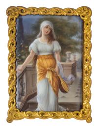 A German Porcelain Plaque