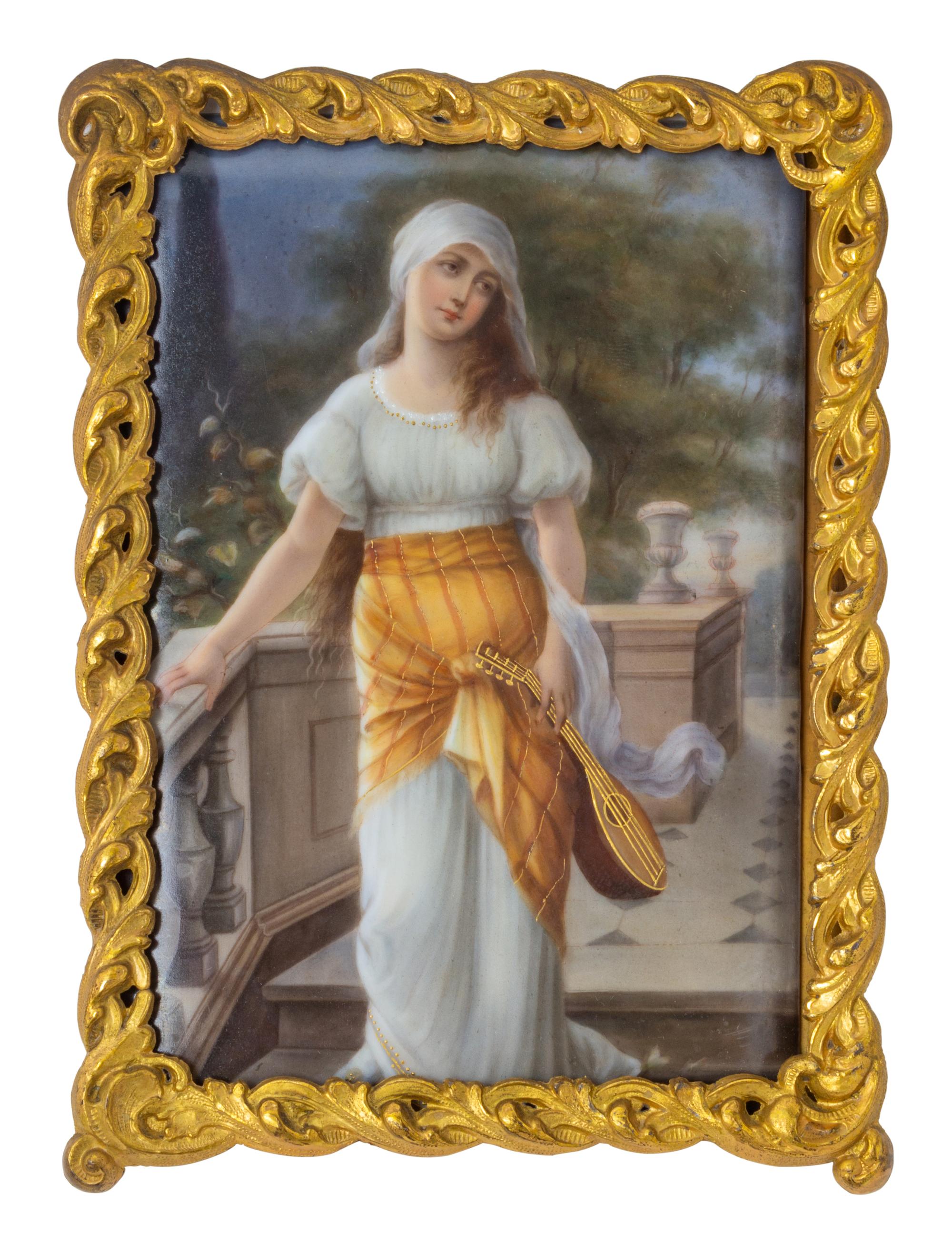 A German Porcelain Plaque