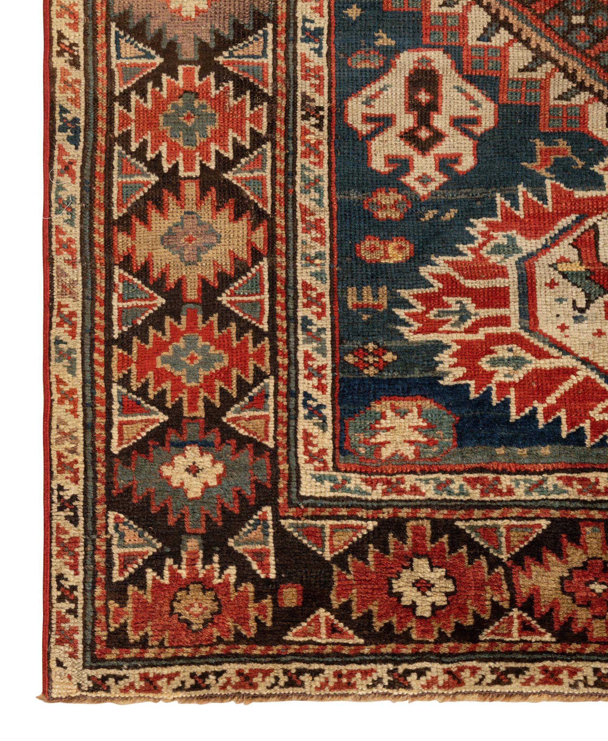 A Caucasian Shirvan Wool Rug