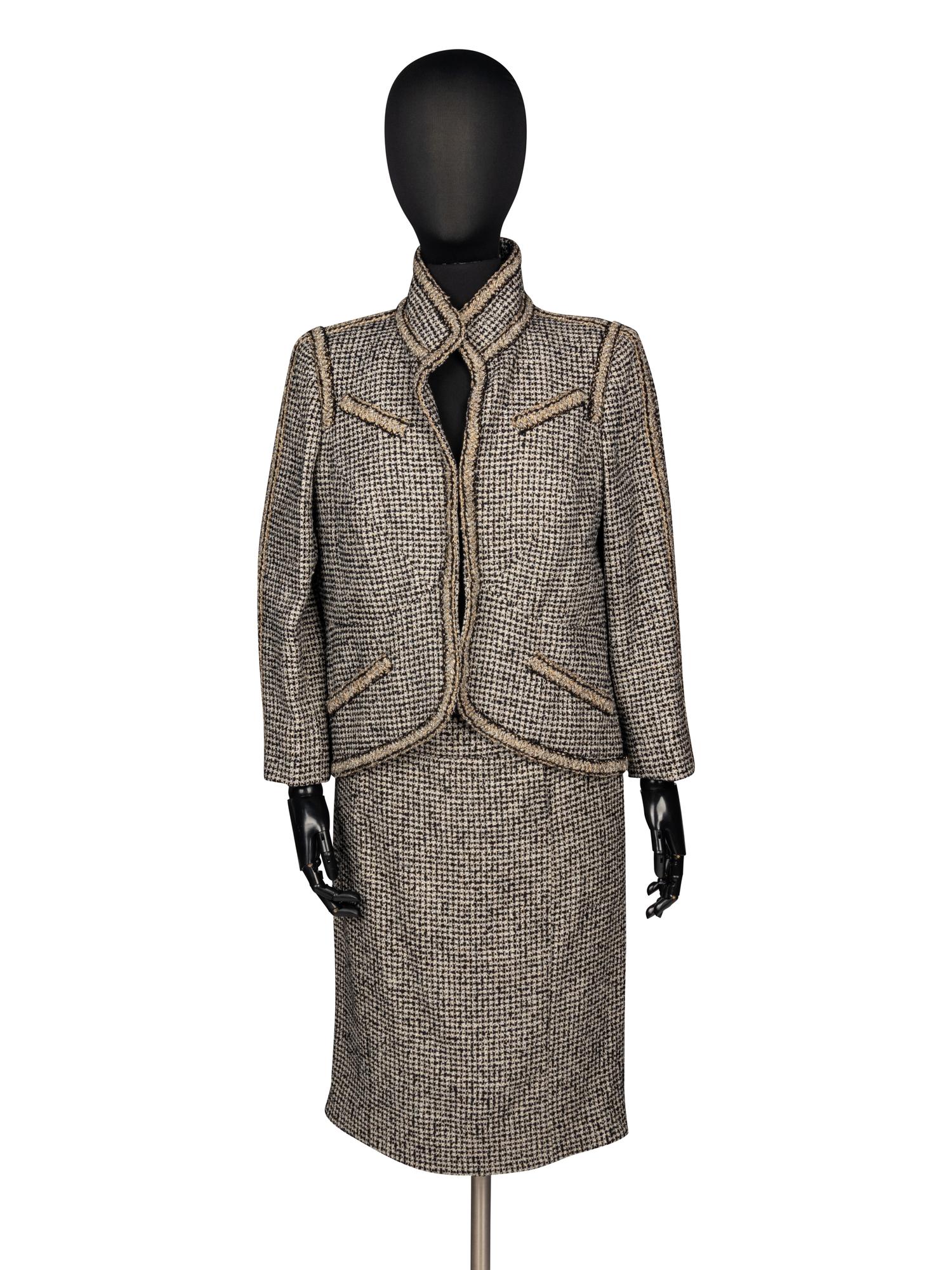 Chanel Bouclé Tweed Skirt Suit