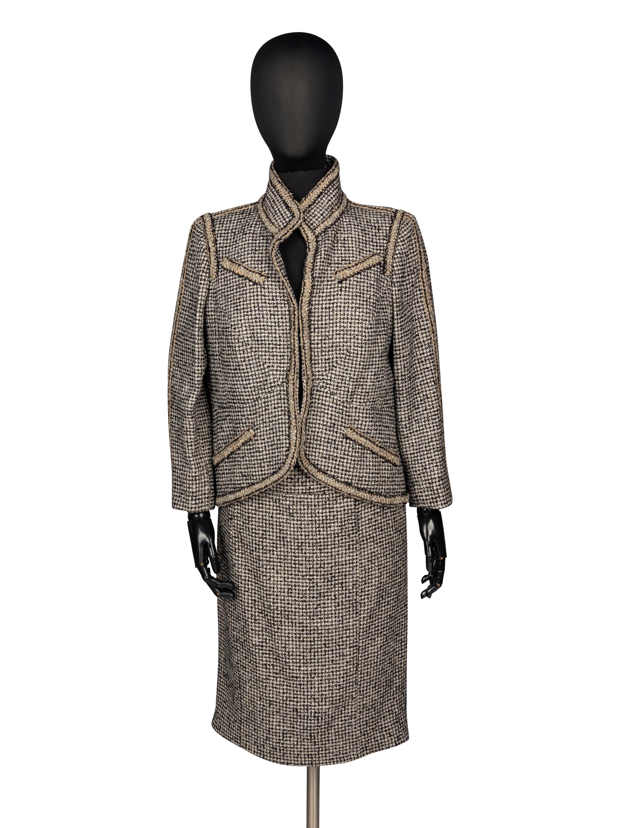 Chanel Bouclé Tweed Skirt Suit
