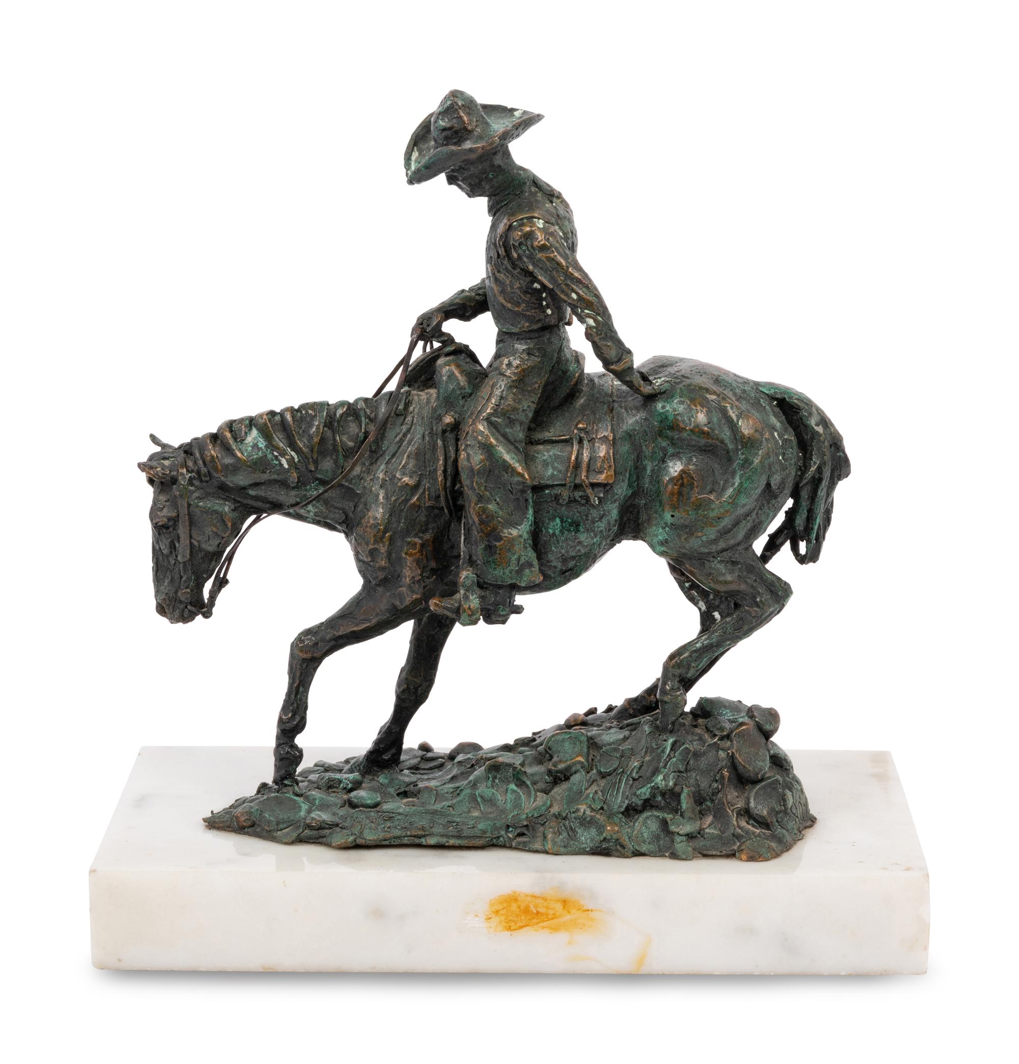 Cowboy on Horseback