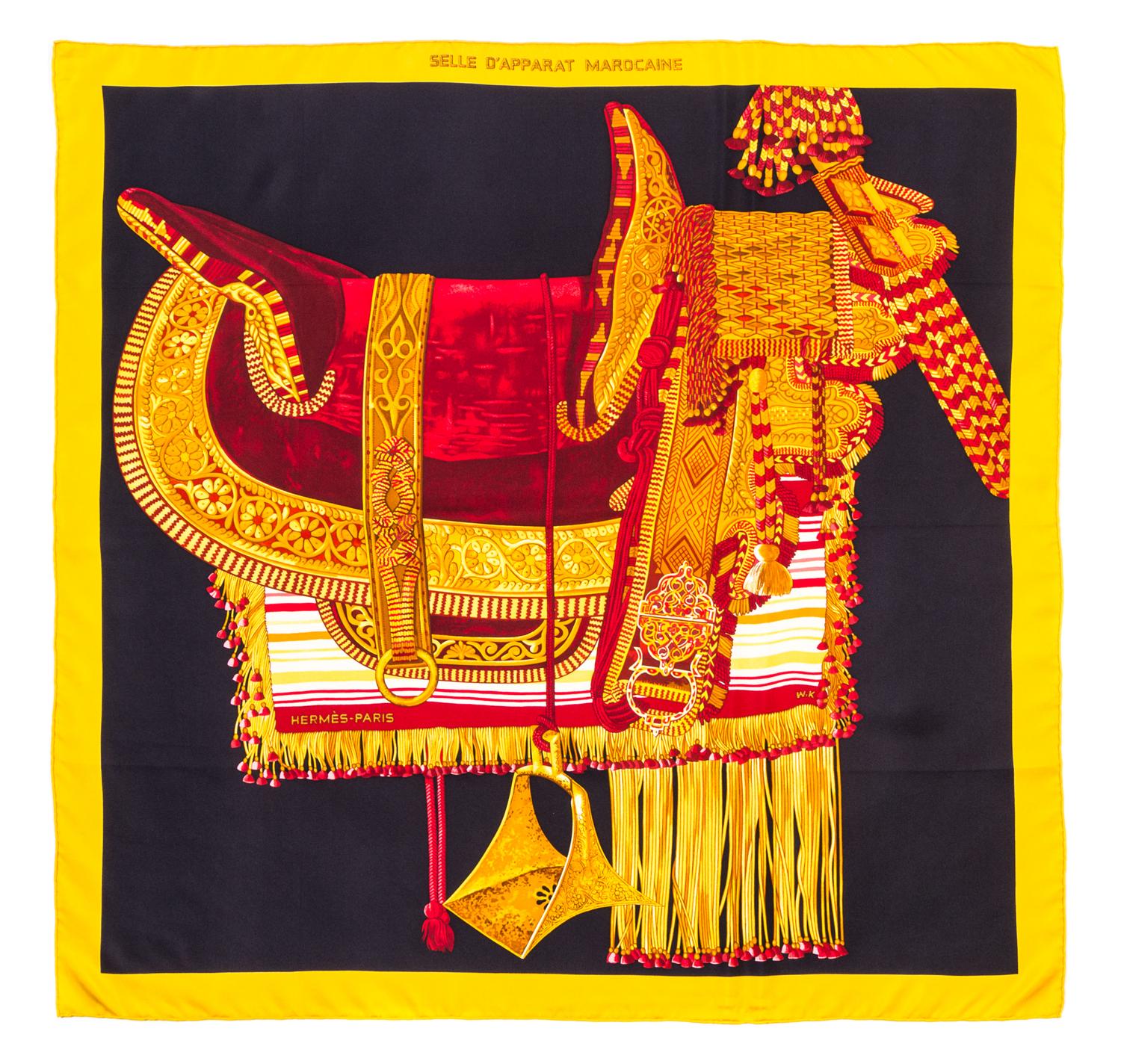 An Hermes 90cm Silk Scarf, 36" x 36".