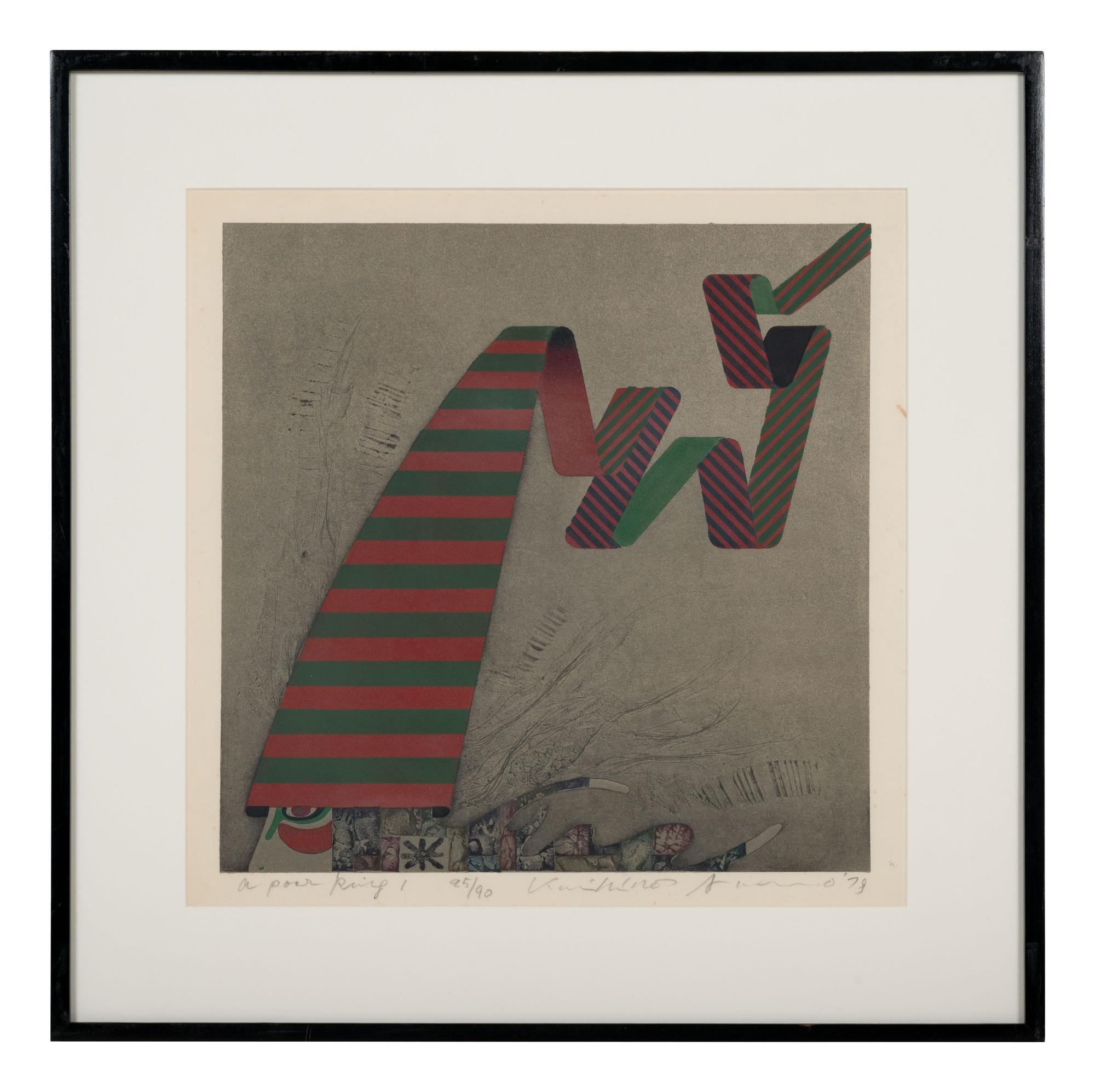 A Poor King 1 , 1979 and Work 2 , 1983 (Pair of Works)