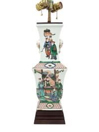 A Famille Verte Porcelain Vase