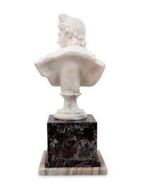A Continental Marble Bust of Apollo Belvedere