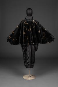 Issey Miyake Faux Fur Padded Coat with Interior Vest, 1980s