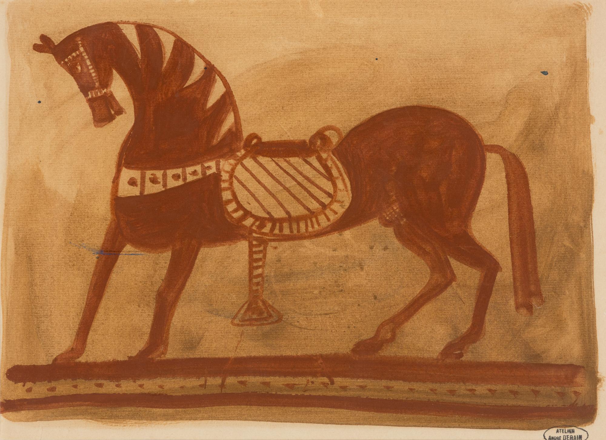Cheval Étrusque , circa 1947
