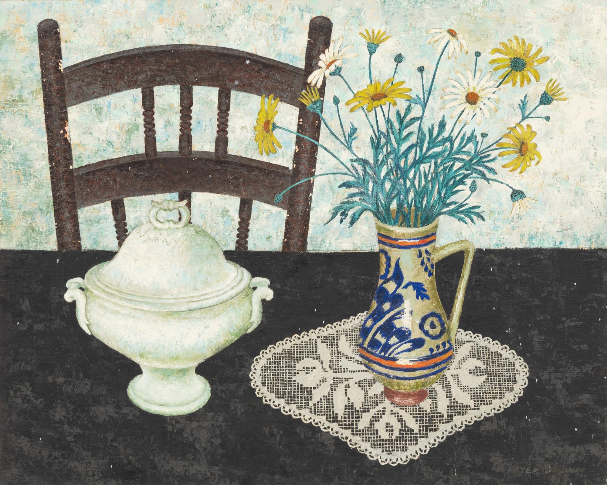 Still Life with Daisies and Tureen