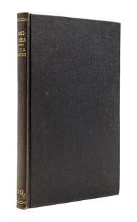 MORTON, DR. WILLIAM T.G. Senate Report... asking compensation for the discovery of the application of ethereal vapor... W, 1863. 1st ed