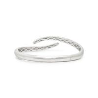 ANITA KO, WHITE GOLD AND DIAMOND 'TAIL BANGLE' BRACELET