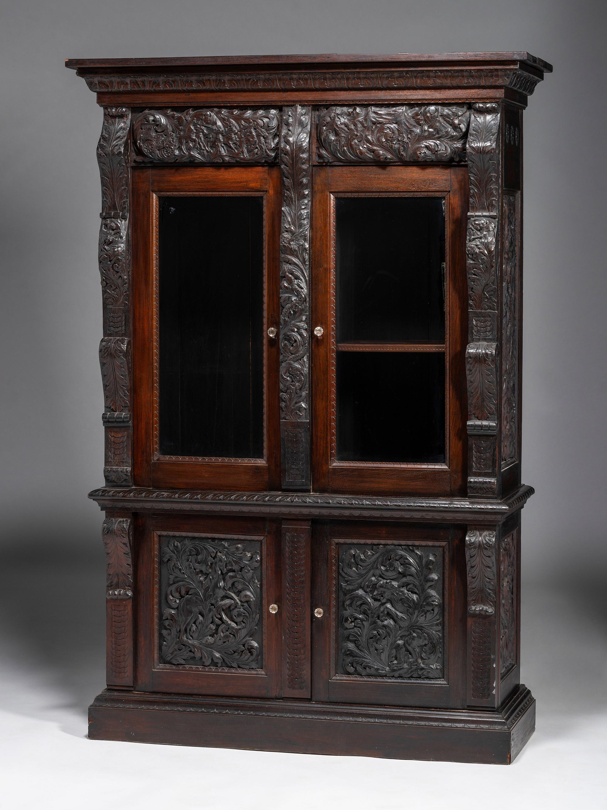 Cincinnati Art-Carved Cabinet Last Quarter 19th Century