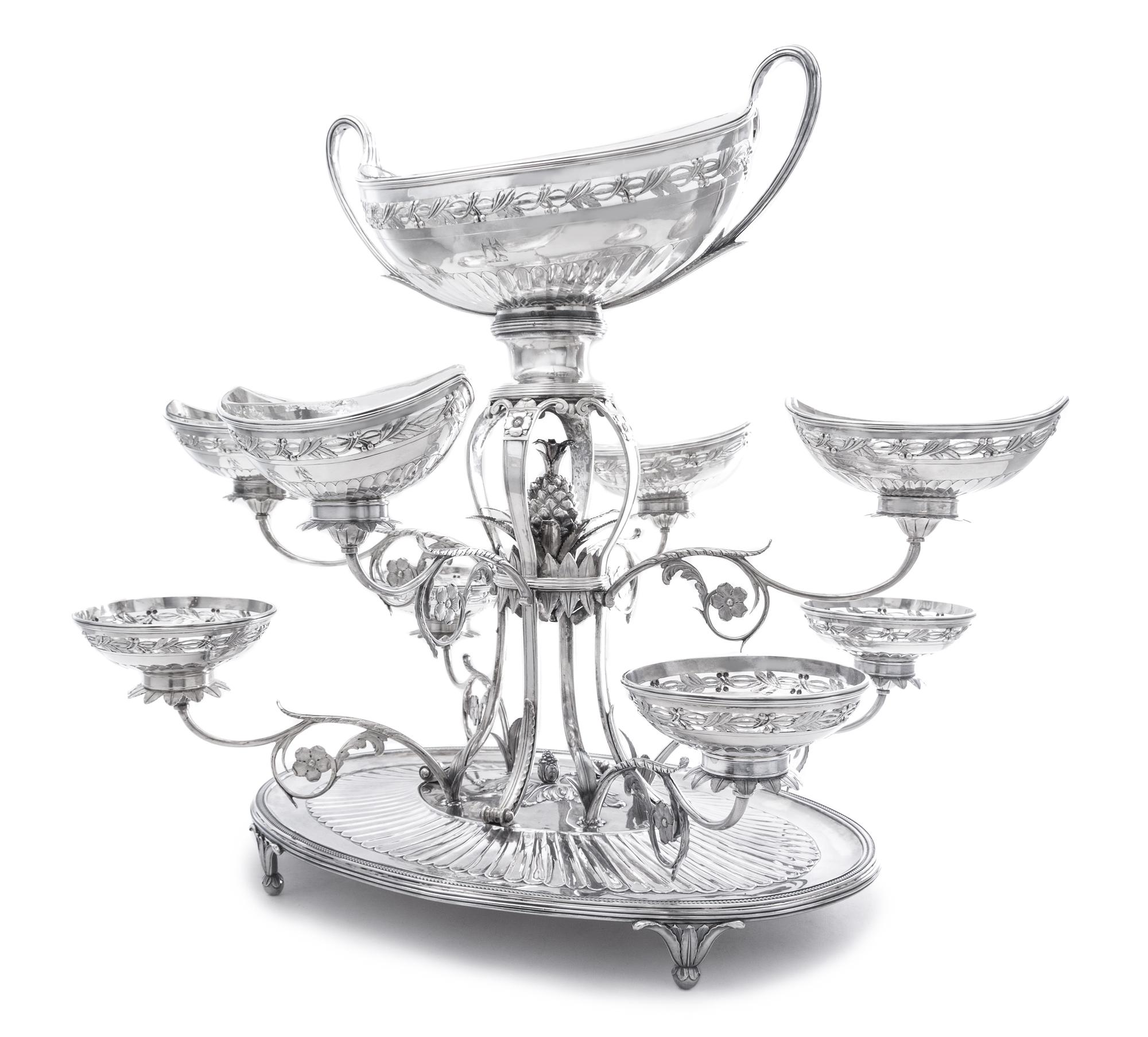 A George III Silver Epergne by Thomas Pitts