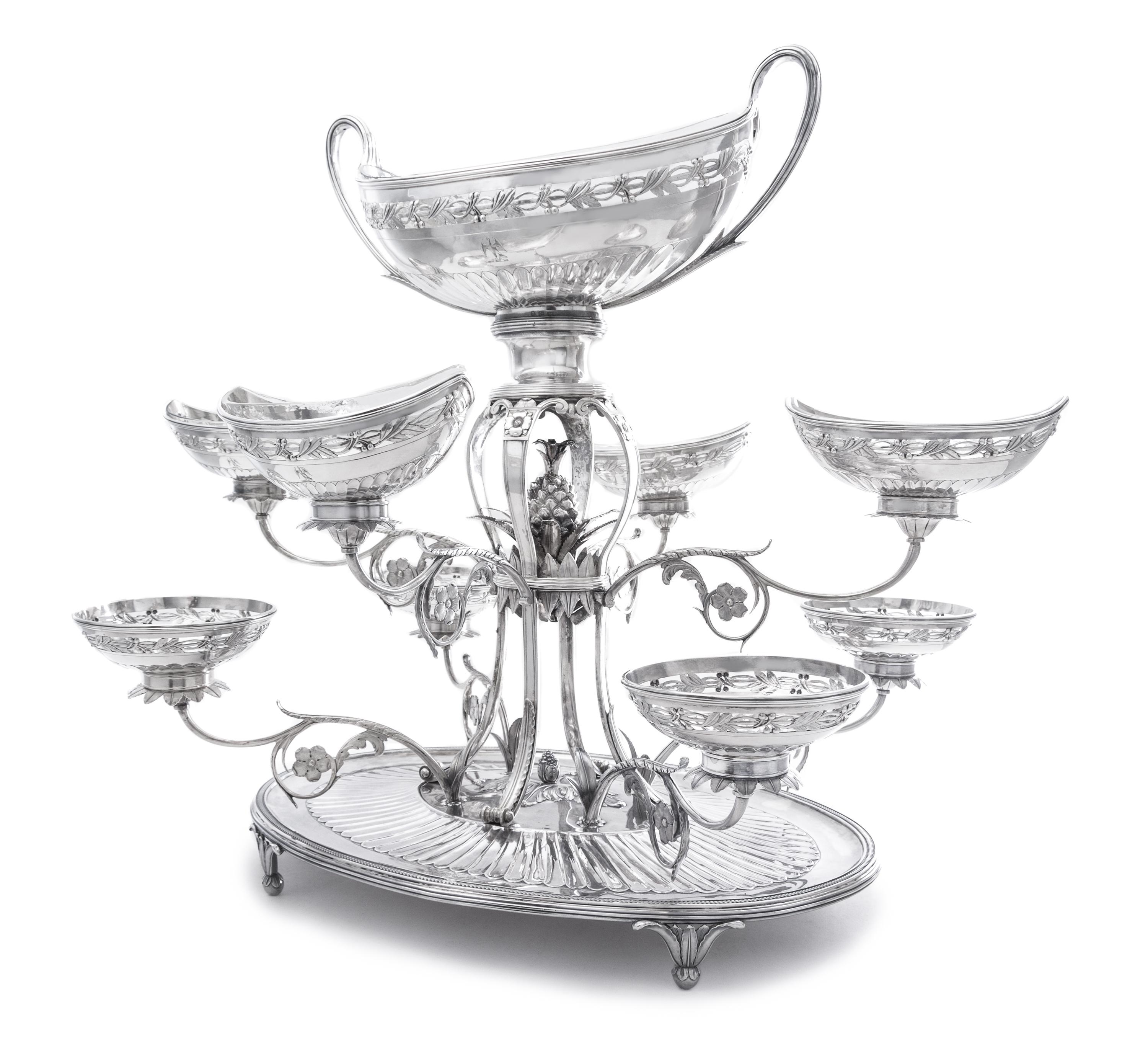 A George III Silver Epergne by Thomas Pitts