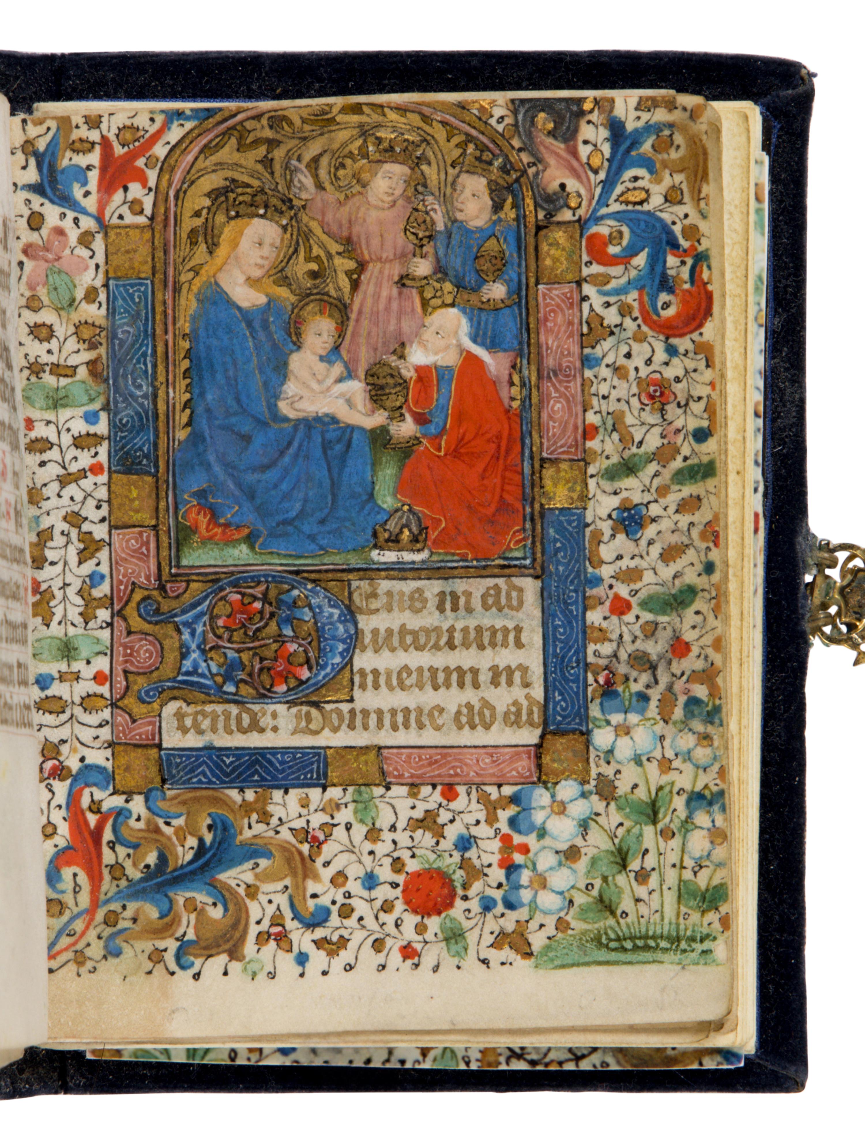 MASTER OF THE CUISSOTTE HOURS (Champagne, likely Reims, active c. 1460-80) Book of Hours (fragment), in Latin, illuminated manuscript on parchment, [France, Reims, c. 1460]