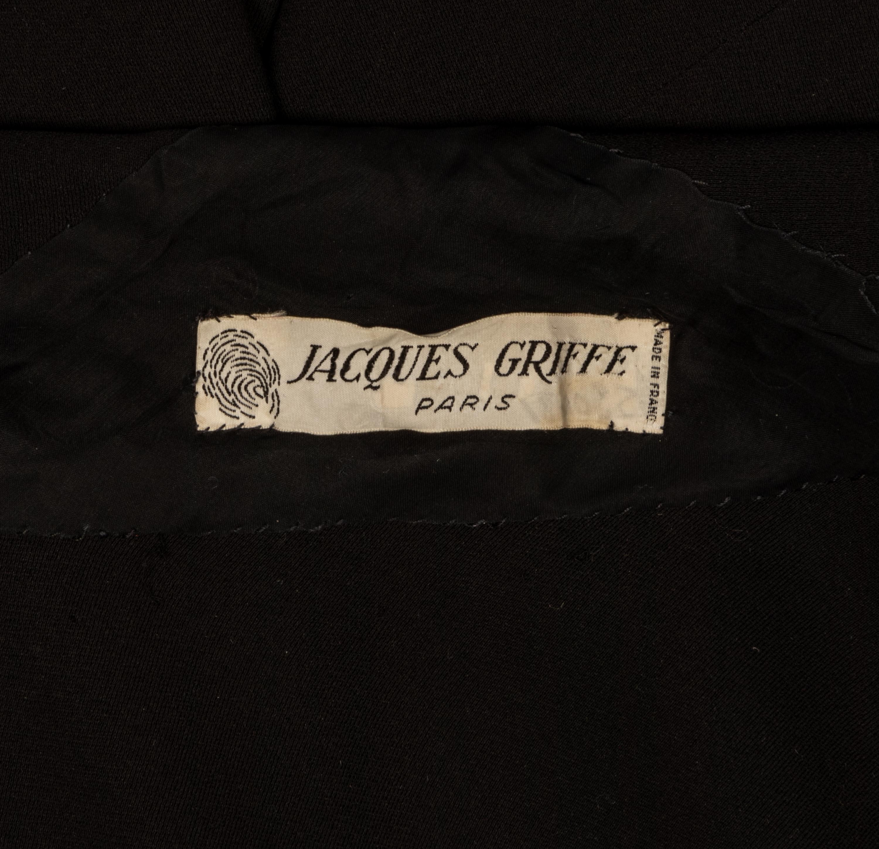 Two Haute Couture Items: Coat Attributed to Pierre Cardin, Jacques Griffe Cape, 1940-70s