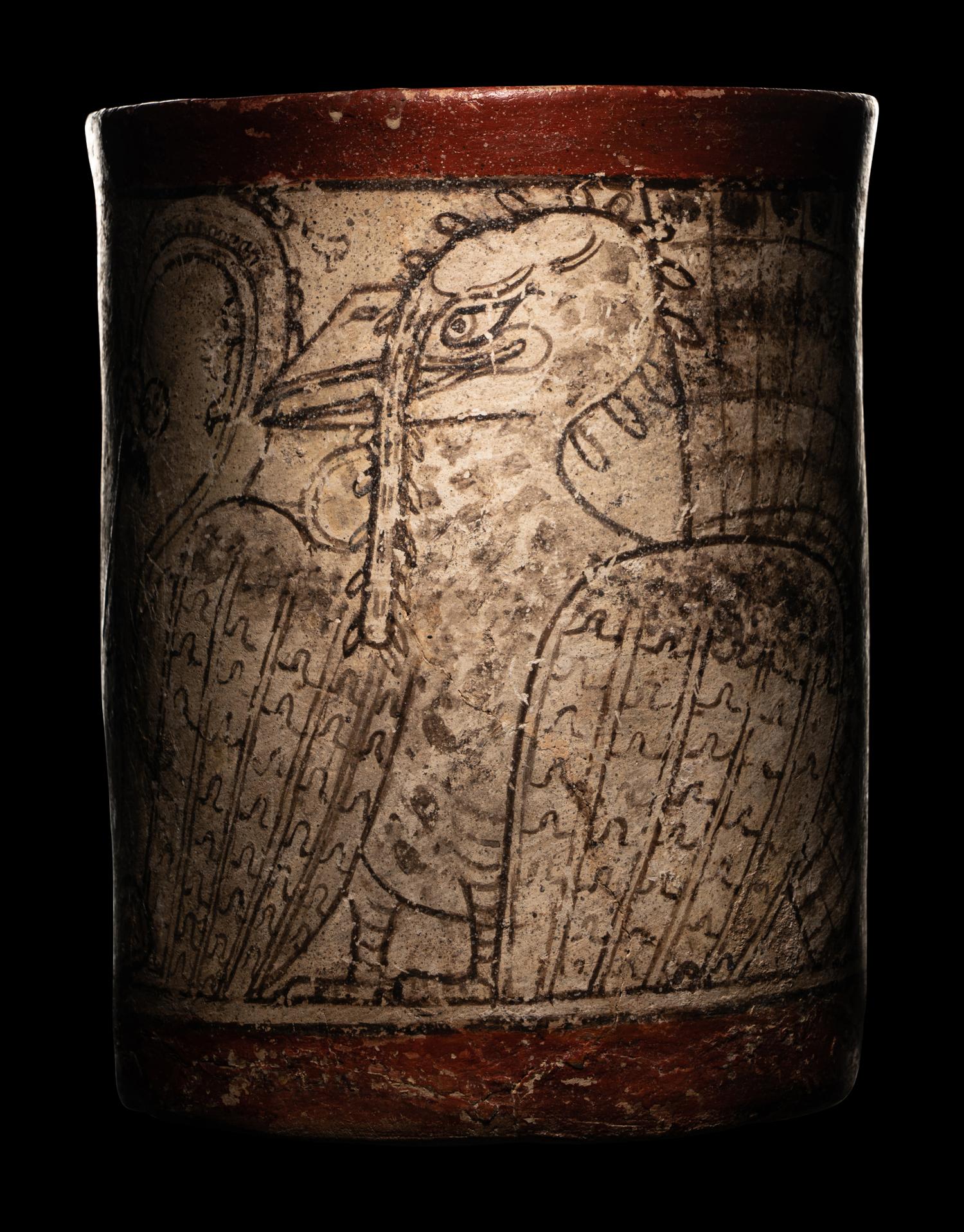 A Maya Codex Style Cylinder Vessel