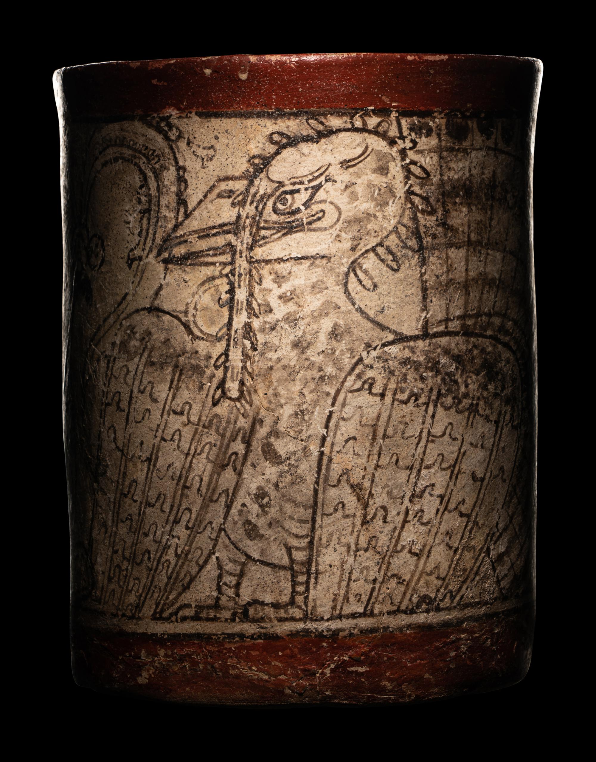 A Maya Codex Style Cylinder Vessel