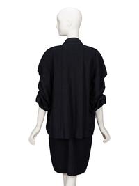Christian Lacroix, Black Linen Dress & Jacket Ensemble