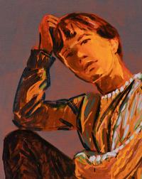 Self-portrait (blue) , 2021