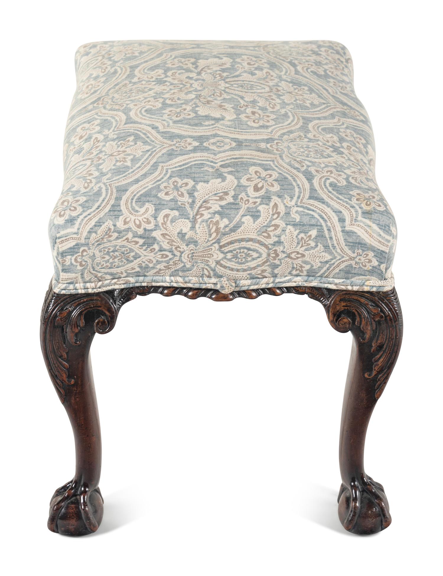 A George II Style Mahogany Stool