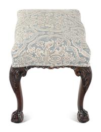 A George II Style Mahogany Stool