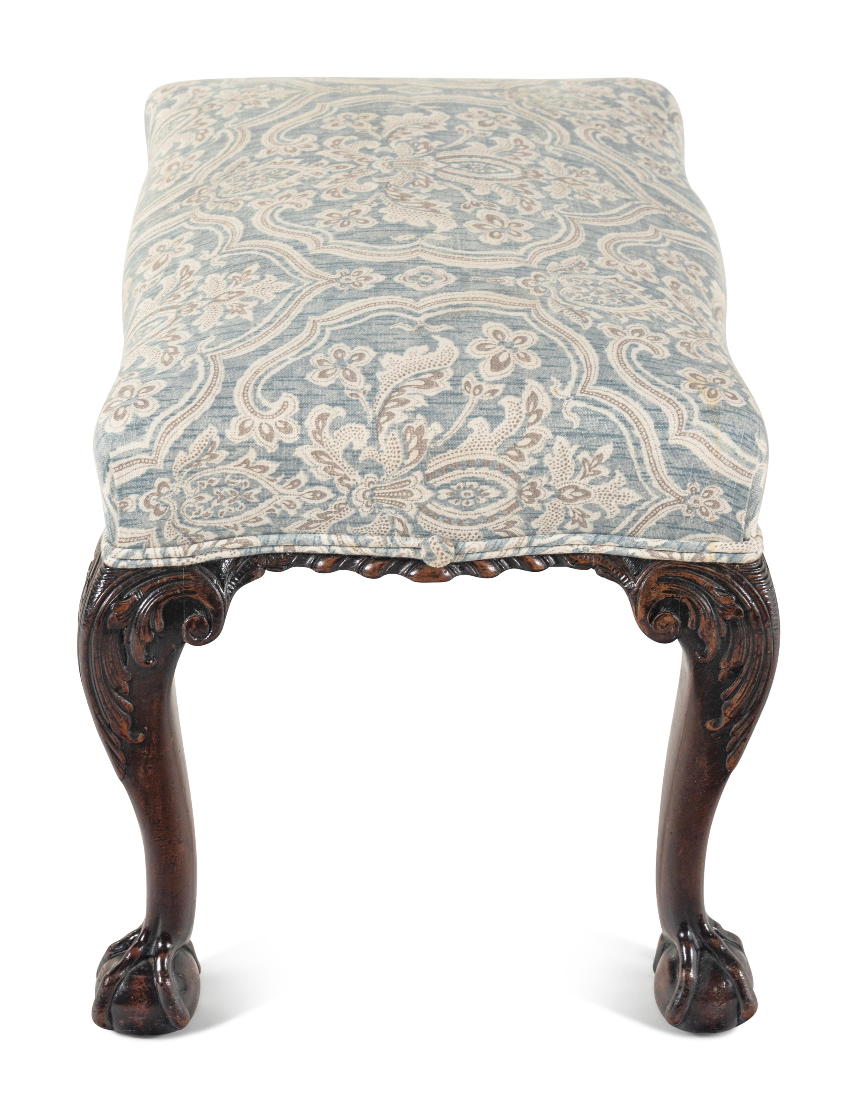 A George II Style Mahogany Stool