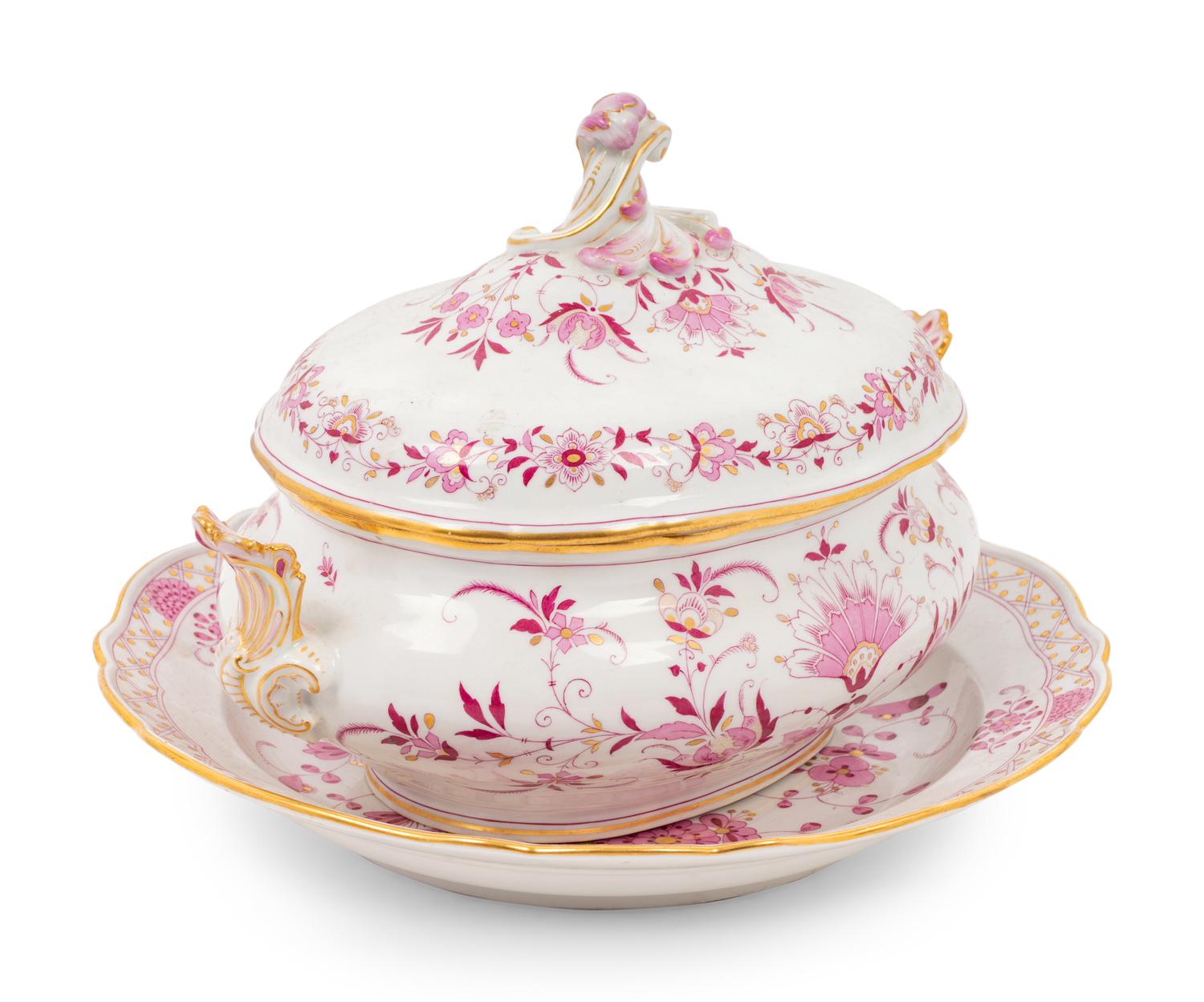 A Meissen Porcelain Tureen and Platter