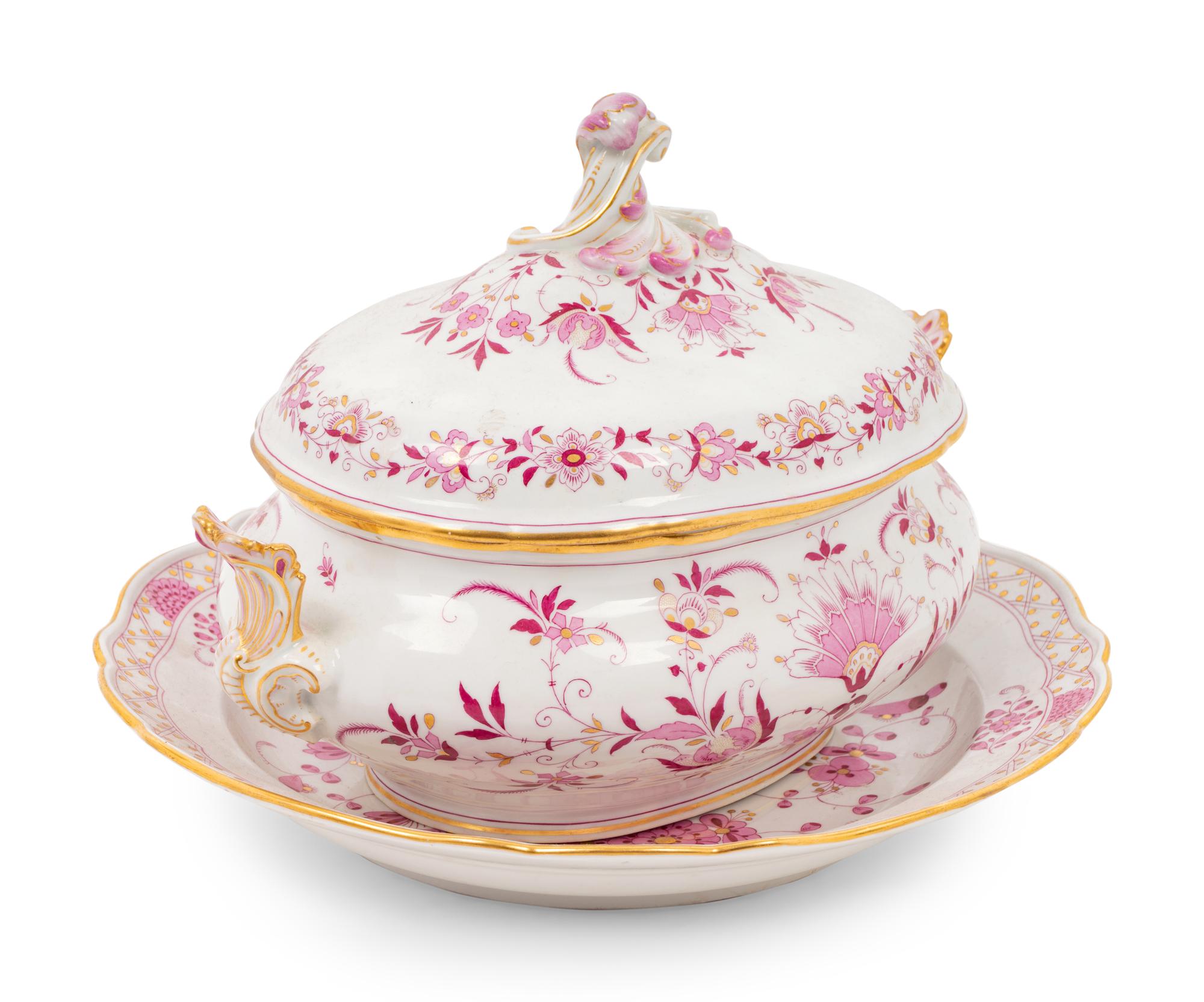 A Meissen Porcelain Tureen and Platter
