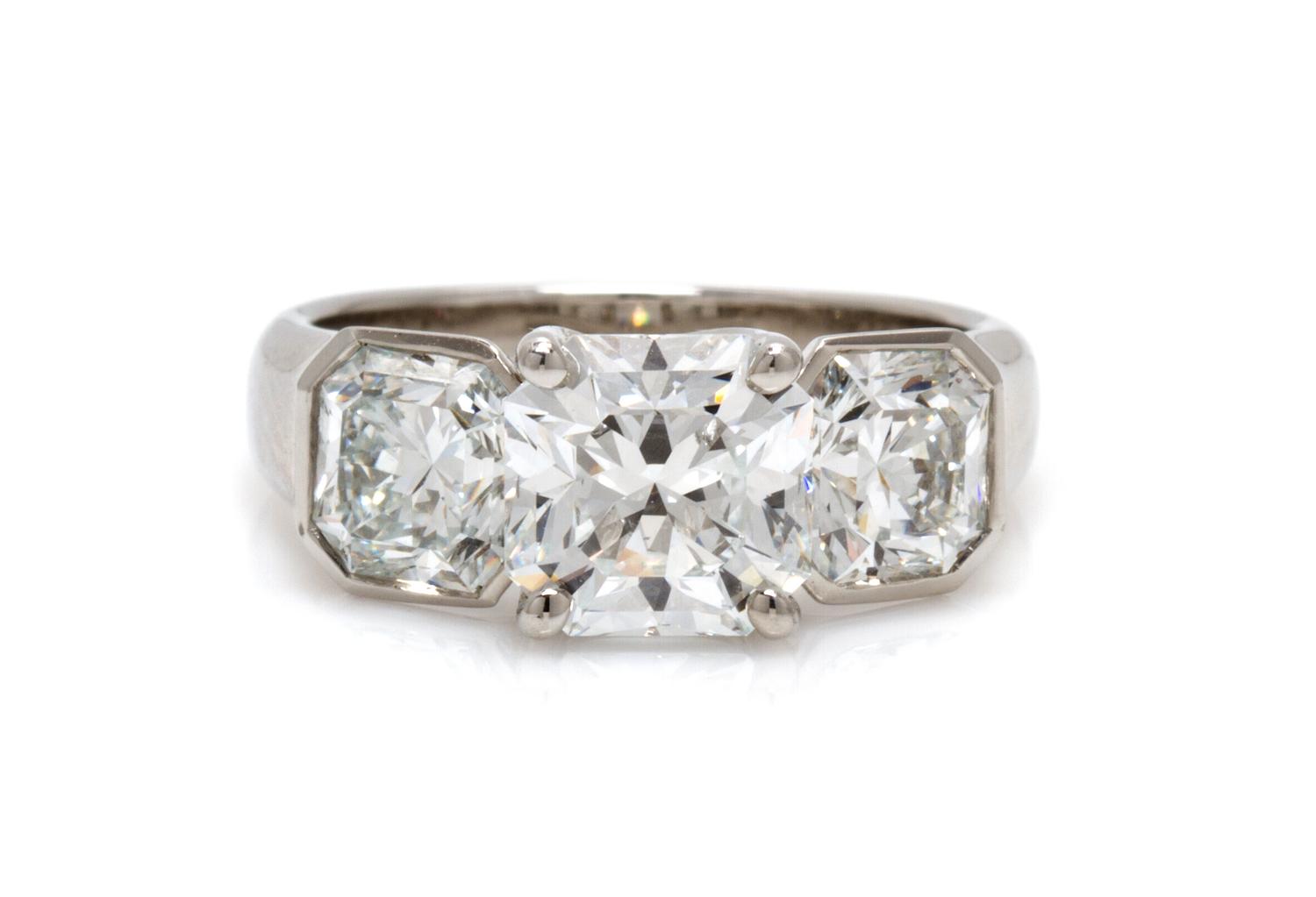 A Platinum and Diamond Ring, Tiffany & Co., 5.70 dwts.