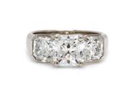 A Platinum and Diamond Ring, Tiffany & Co., 5.70 dwts.