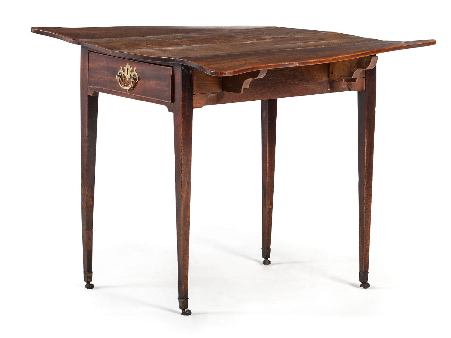 An English Mahogany Drop Leaf Table