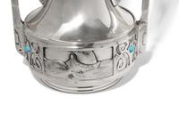 Pair of Silver Plate Vases
