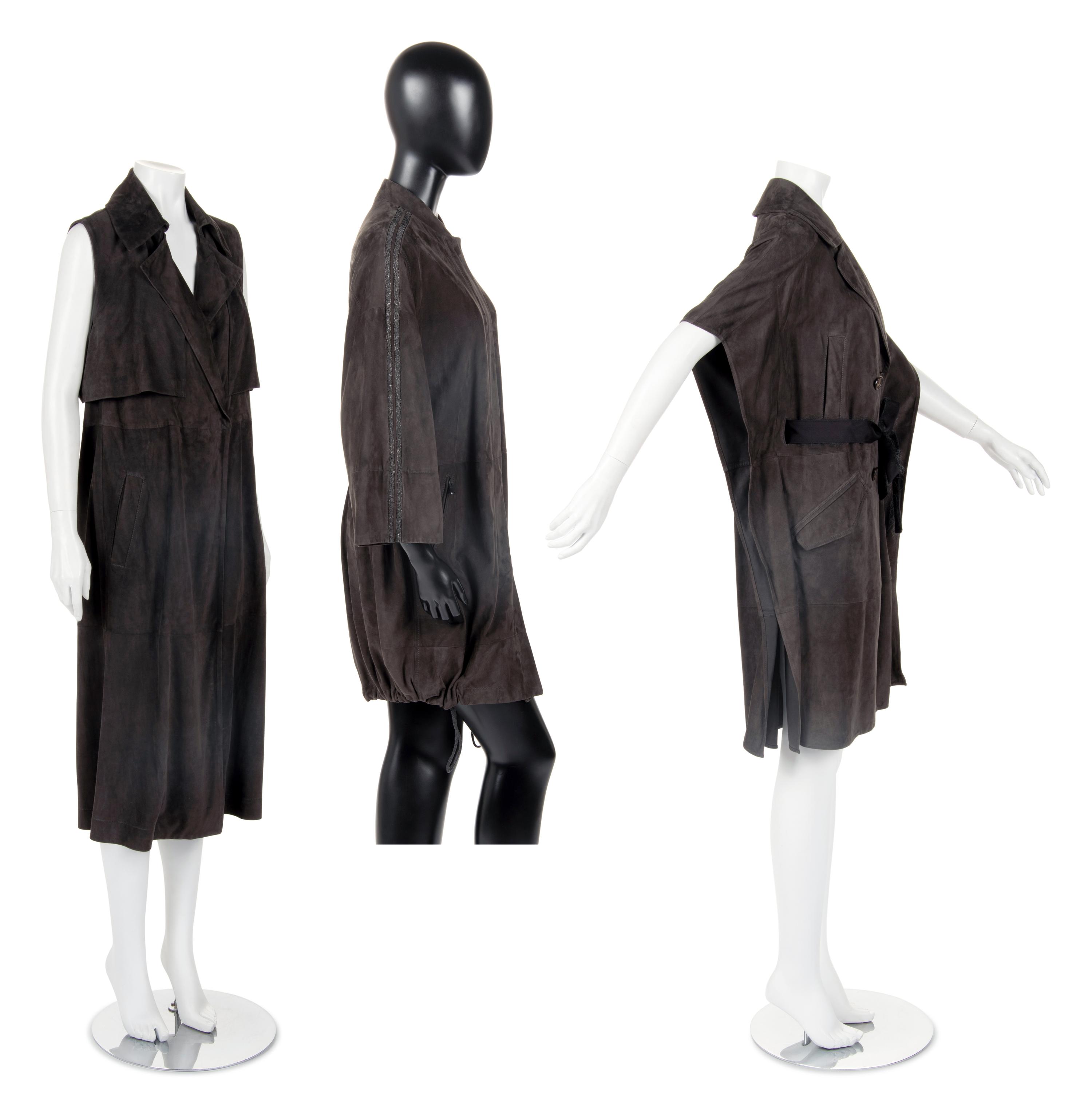 Three Brunello Cucinelli Suede Pieces
