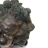 A Group of Three Greek Style Bronze Heads