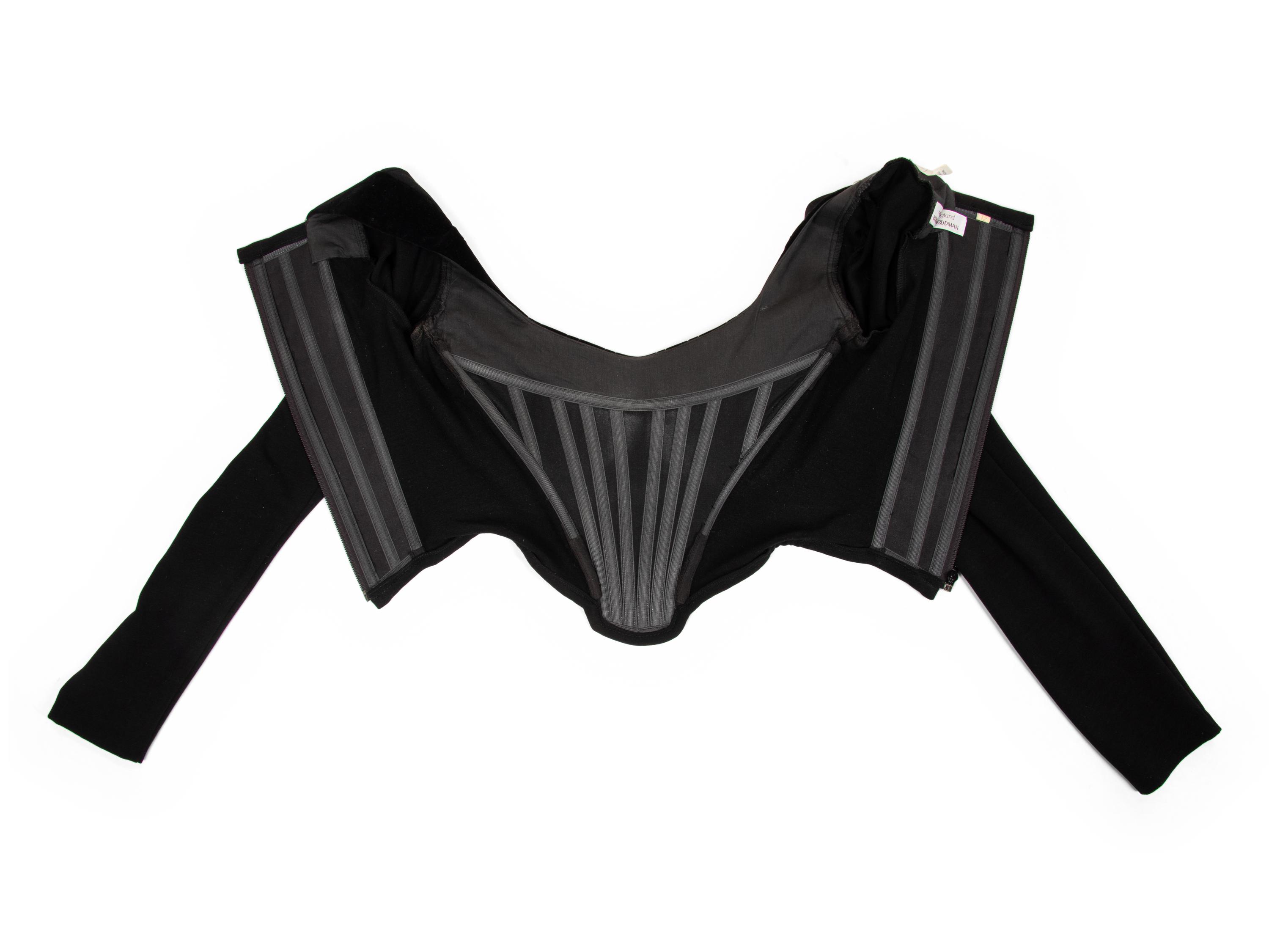 Vivienne Westwood Net and Velvet Corset Top, c.1990