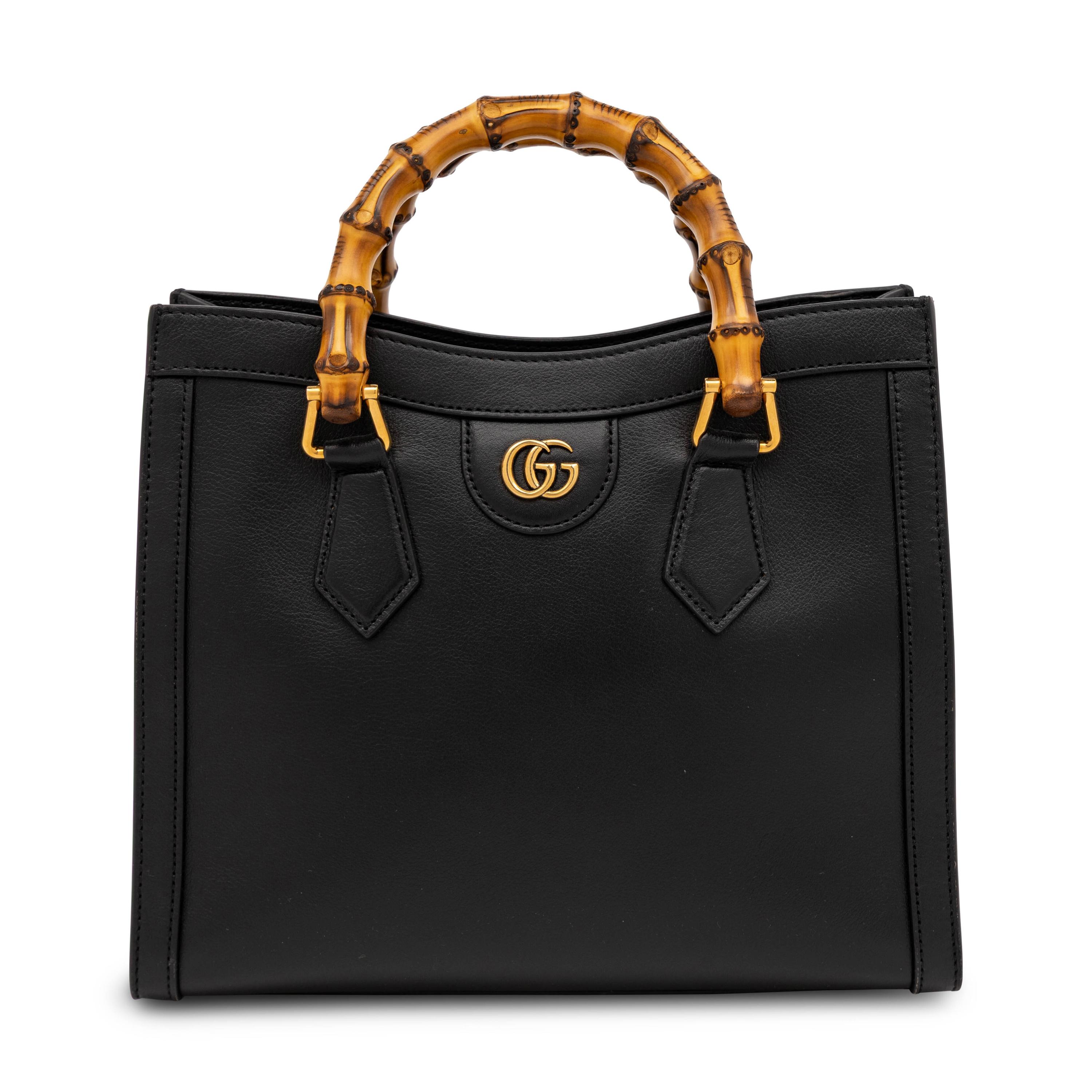 Gucci, Medium Diana Tote in Black Leather