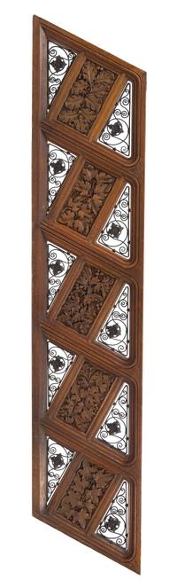 Henry Ives Cobb and Charles Sumner Frost, staircase railing from the Palmer Mansion, Chicago, Illinois, 1882-1885