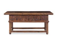 A Spanish Baroque Carved Walnut Table