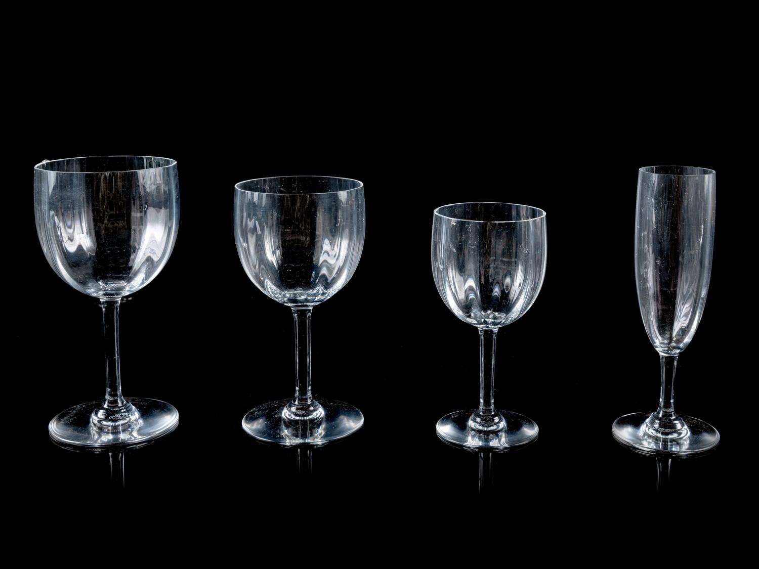 A Partial Set of Baccarat Stemware — SECOND HALF 20TH CENTURY