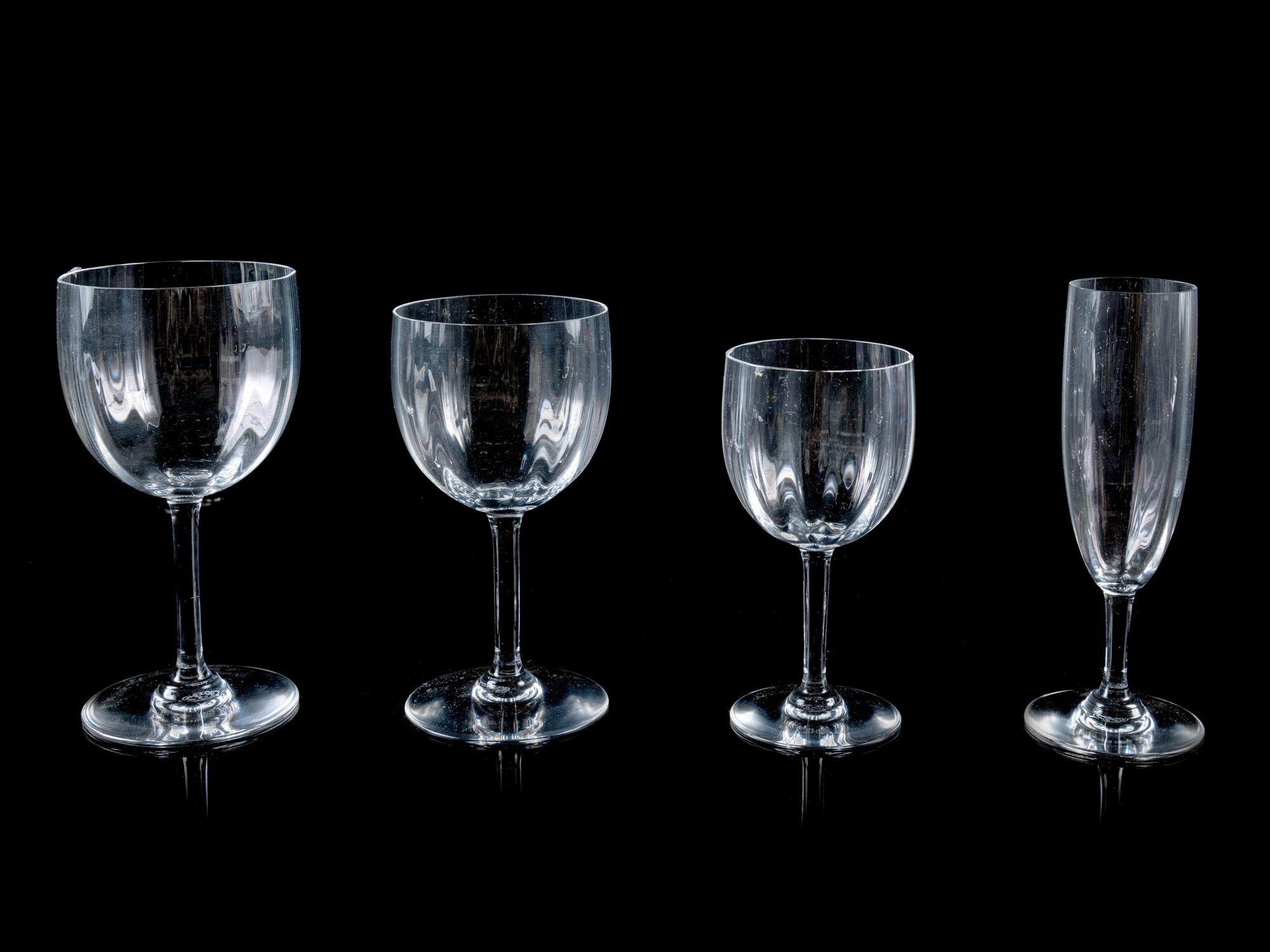 A Partial Set of Baccarat Stemware — SECOND HALF 20TH CENTURY