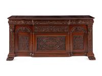 A Renaissance Revival Carved Mahogany Serving Cabinet