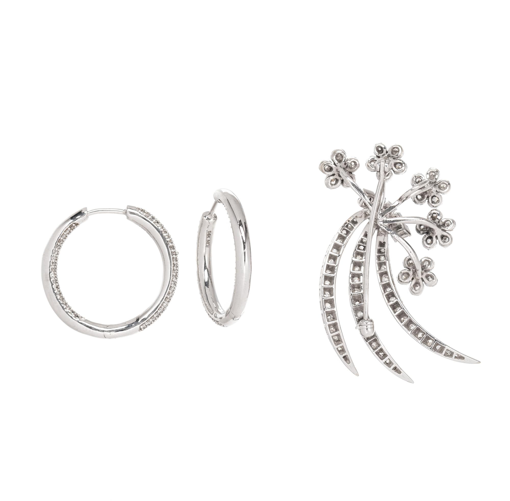 COLLECTION OF DIAMOND JEWELRY
