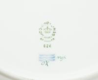 Thirteen Royal Copenhagen Flora Danica Porcelain Dinner Plates