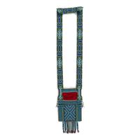 Small Potawatomi Loom-Beaded Bandolier Bag