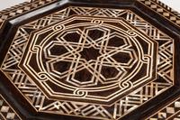 A Pair of Levantine Marquetry Octagonal Side Tables