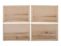 [NATIVE AMERICANS]. A collection of photographs related to the Wounded Knee Massacre. Chadron, NE: Northwestern Photographic Co., ca 1890s.
